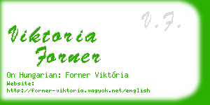 viktoria forner business card